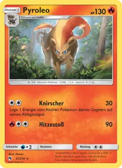 Pokémon-Karte Pyroleo 051/214