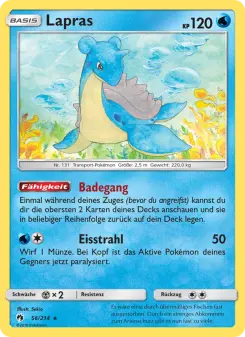Pokémon-Karte Lapras 056/214