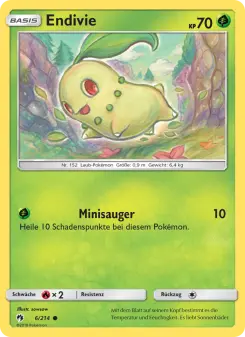Pokémon-Karte Endivie 006/214