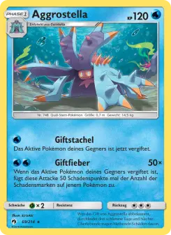 Pokémon-Karte Aggrostella 069/214