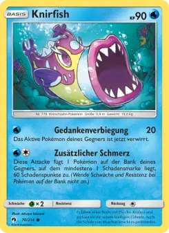 Pokémon-Karte Knirfish 070/214