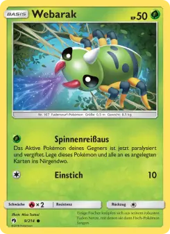 Pokémon-Karte Webarak 009/214