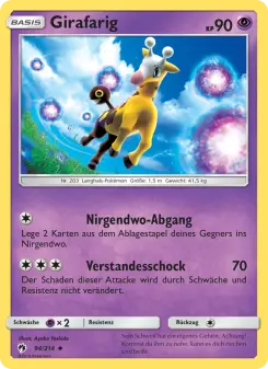 Pokémon-Karte Girafarig 094/214