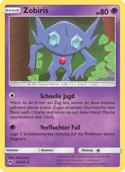 Pokémon-Karte Zobiris 096/214