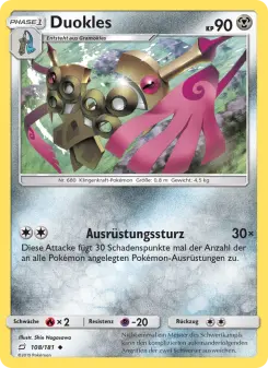 Pokémon-Karte Duokles 108/181