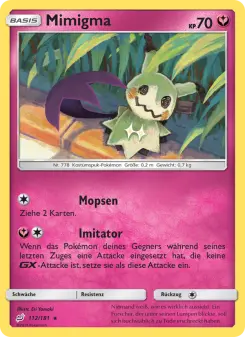 Pokémon-Karte Mimigma 112/181