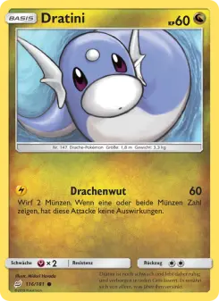 Pokémon-Karte Dratini 116/181