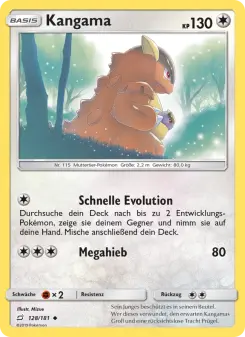 Pokémon-Karte Kangama 128/181
