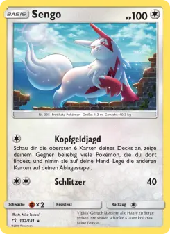 Pokémon-Karte Sengo 132/181