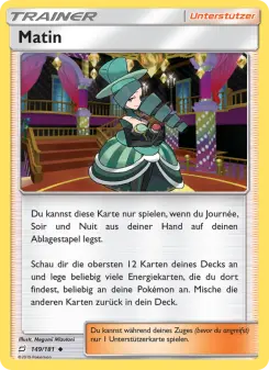 Pokémon-Karte Matin 149/181