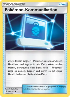 Pokémon-Karte Pokémon-Kommunikation 152/181