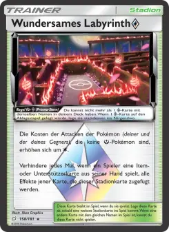 Pokémon-Karte Wundersames Labyrinth ◇ 158/181