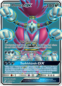 Pokémon-Karte Hoopa GX 166/181