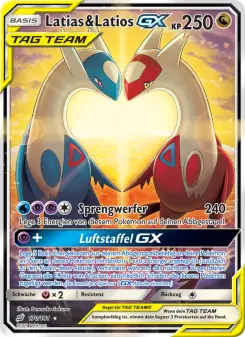 Pokémon-Karte Latias & Latios GX 170/181