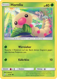 Pokémon-Karte Hornliu 002/181