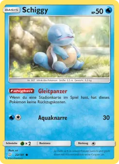 Pokémon-Karte Schiggy 022/181