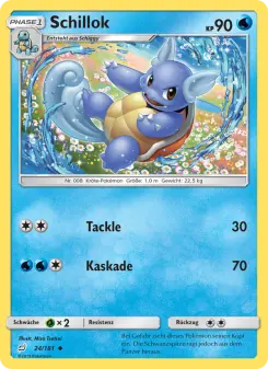 Pokémon-Karte Schillok 024/181