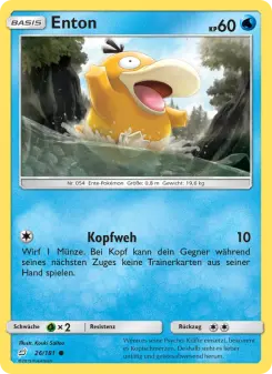 Pokémon-Karte Enton 026/181