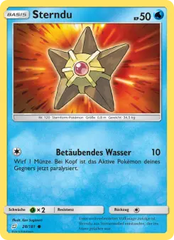 Pokémon-Karte Sterndu 028/181