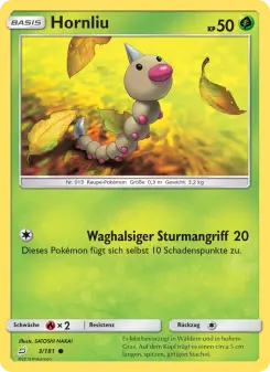Pokémon-Karte Hornliu 003/181