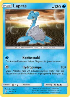 Pokémon-Karte Lapras 031/181