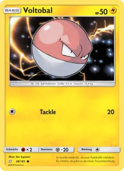 Pokémon-Karte Voltobal 038/181