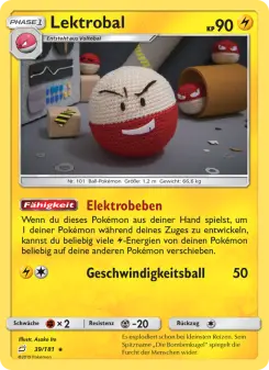 Pokémon-Karte Lektrobal 039/181