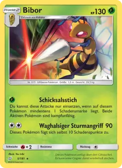 Pokémon-Karte Bibor 005/181