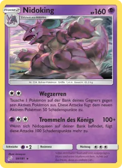 Pokémon-Karte Nidoking 059/181