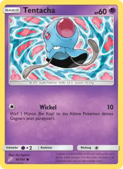 Pokémon-Karte Tentacha 060/181