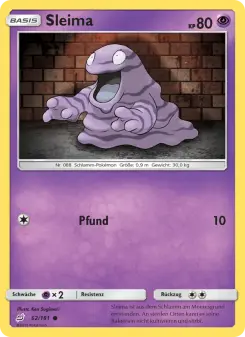 Pokémon-Karte Sleima 062/181