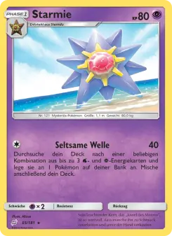 Pokémon-Karte Starmie 065/181