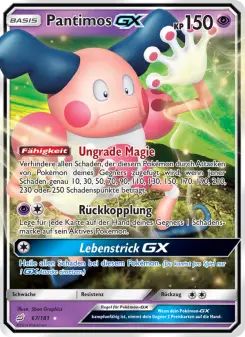 Pokémon-Karte Pantimos GX 067/181