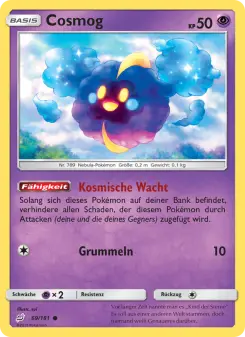 Pokémon-Karte Cosmog 069/181