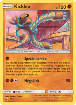 Pokémon-Karte Kicklee 073/181