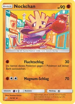 Pokémon-Karte Nockchan 074/181