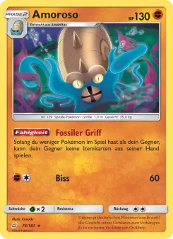 Pokémon-Karte Amoroso 076/181