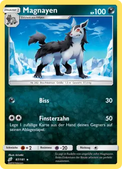 Pokémon-Karte Magnayen 087/181