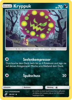 Pokémon-Karte Kryppuk 089/181