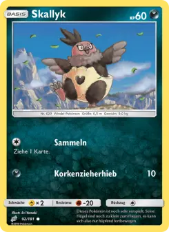 Pokémon-Karte Skallyk 092/181