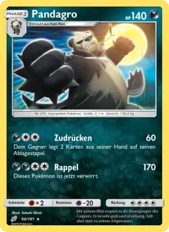 Pokémon-Karte Pandagro 094/181