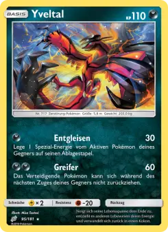 Pokémon-Karte Yveltal 095/181