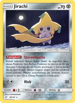 Pokémon-Karte Jirachi 099/181