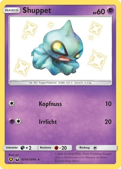 Pokémon-Karte Shuppet SV16