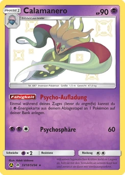 Pokémon-Karte Calamanero SV18