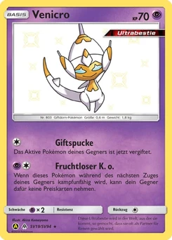Pokémon-Karte Venicro SV19