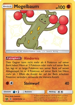 Pokémon-Karte Mogelbaum SV20