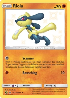 Pokémon-Karte Riolu SV21