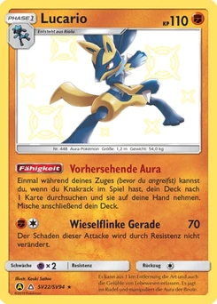 Pokémon-Karte Lucario SV22