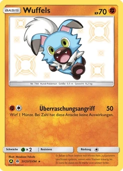 Pokémon-Karte Wuffels SV23